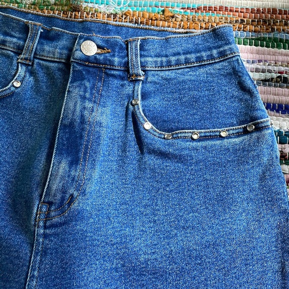 VTG- Denim & Co Bling Capri Jeans- #1901 - Picture 5 of 15